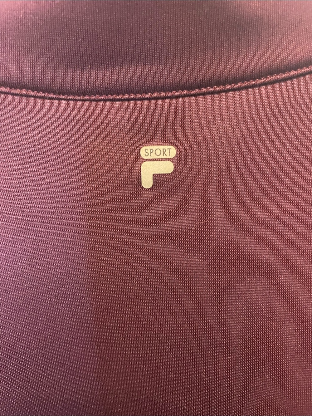 Fila Sport Burgundy Full-Zip Athletic Jacket‎ XXL - Picture 3 of 7